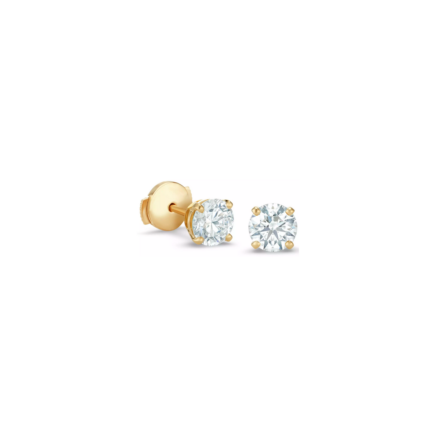 LAB DIAMOND STUD EARRINGS