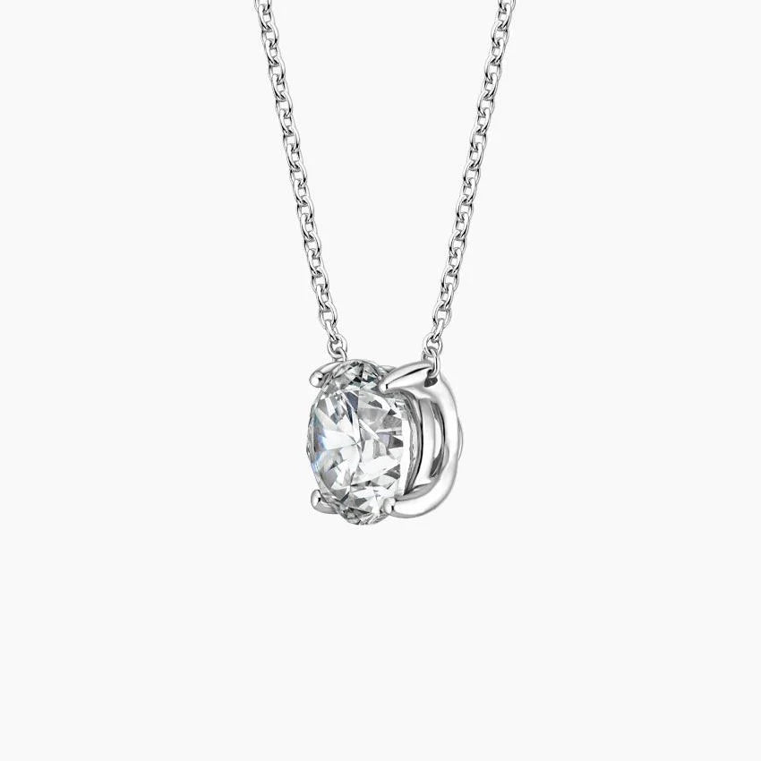 LAB DIAMOND SOLITAIRE PENDANT