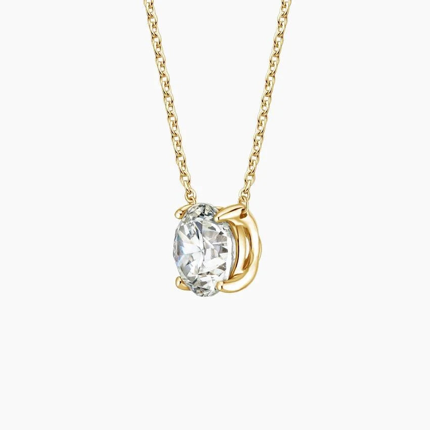 LAB DIAMOND SOLITAIRE PENDANT